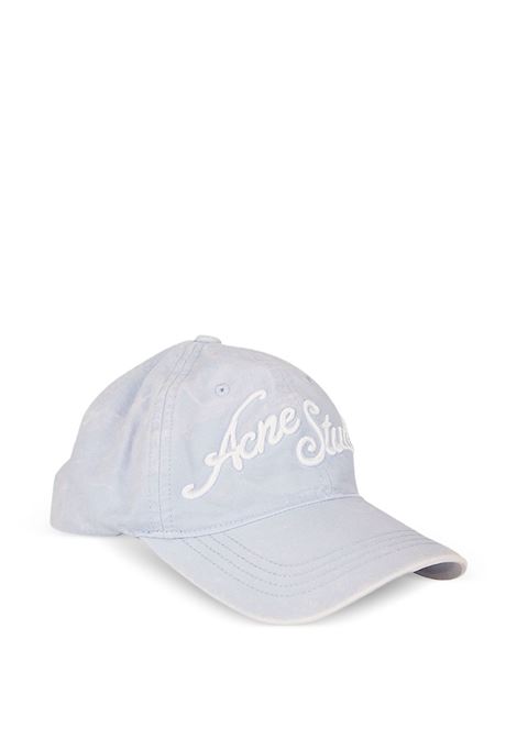 embroidered logo cap unisex light blue ACNE STUDIOS | C40416AAT